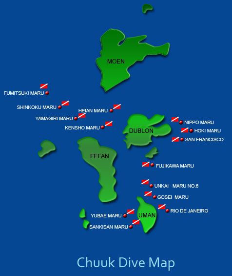 chuuk diving map