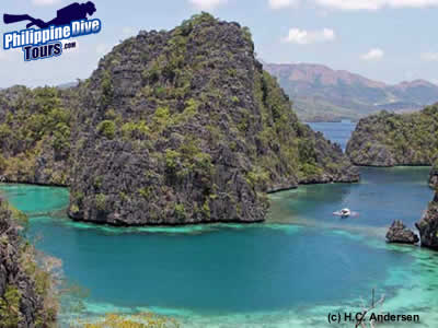 coron with h.c. andersen liveaboard philippines